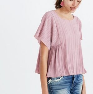 Madewell Texture & Thread Micropleat Top